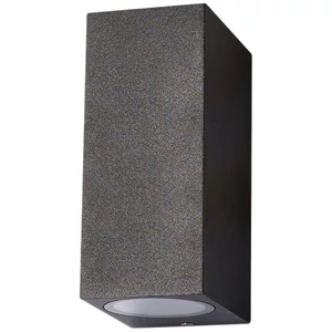 Avide kültéri fali lámpa VATIA  150mm 2xGU10 IP44 Fekete