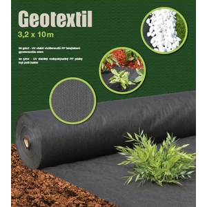 Kert GEOTEXTÍLIA 3,2x10m 50gr/nm Fekete