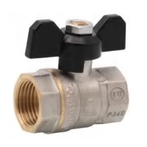 Sárgaréz golyóscsap pillangó kar 3/4"BB