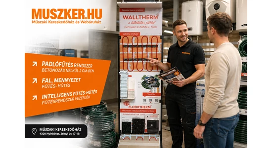 A jövő padlófűtése már elérhető – WALLTHERM FLOORTHERM rendszer a MUSZKER.HU kínálatában