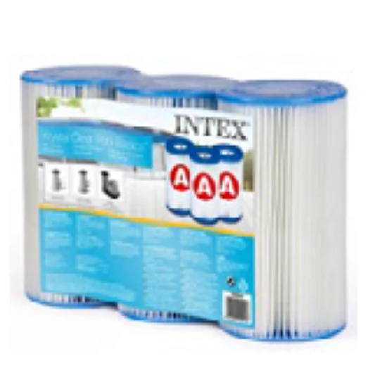 Medence INTEX A" Szűrőbetét 3db-os csomag 29003; (108x50x200)