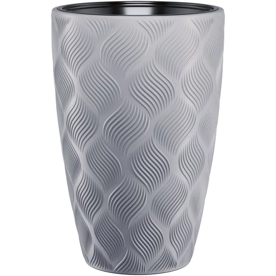 Kaspó Flow -Slim PLATINUM Szürke 51 literes