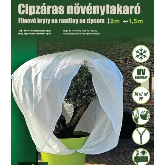 Kert Növénytakaró 70g 2x1,5m cipzáras