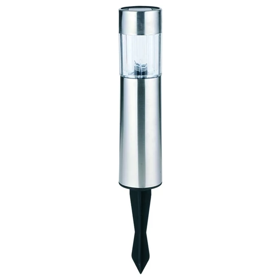 LED ENTAC Kerti Szolár Lámpa 300mm Rozsdamentes Acél 1LED