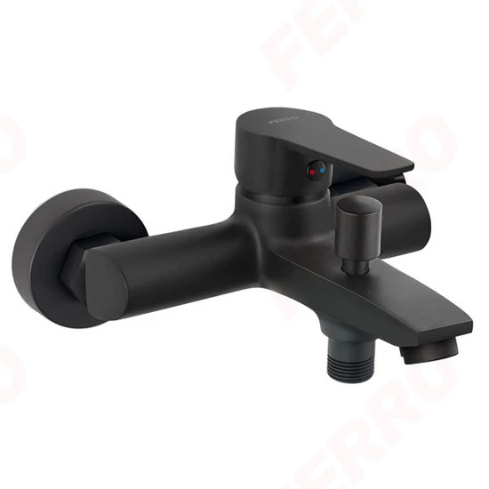 Csaptelep FERRO RITTO BLACK BTR1BL Fekete Kádtöltő csaptelep
