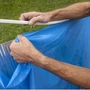 Kép 4/4 - GRE fémpalástos ovális alakú fémpalástos medence, fa mintázattal, 500 x 300 x 120cm mérteben, szűrőrendszer nélkül