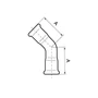 Kép 2/2 - Acélpress ív 18/45° BB